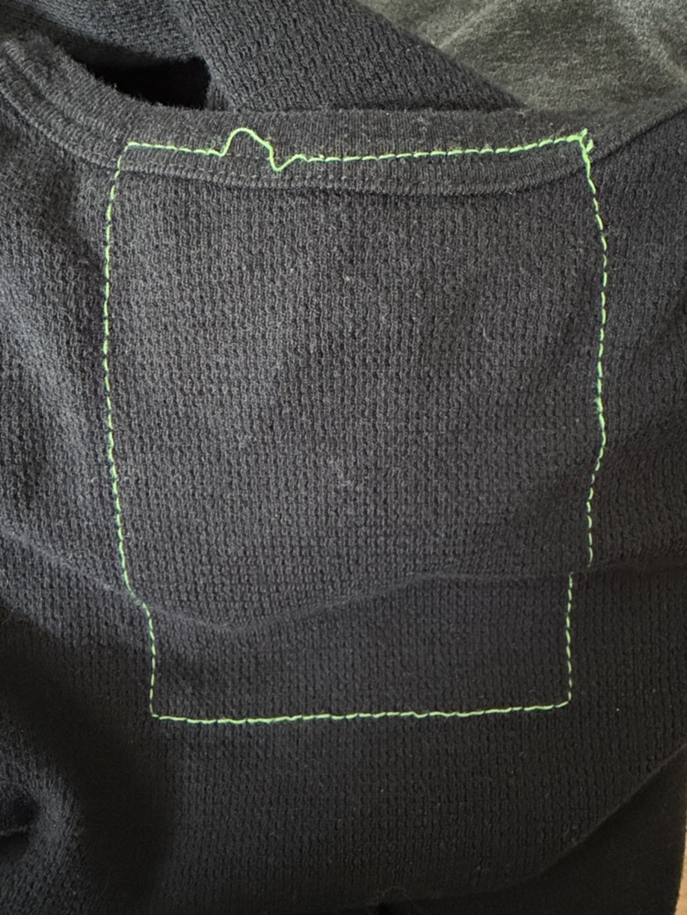 Aviator Nation Black Long Sleeve Tee with Yellow 'Carpe Diem' Text - Picture 11 of 11